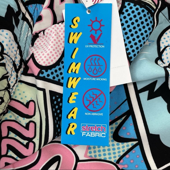 Drill Mens XL Size Drawstring Swim Trunks stretch & UV Protection Bathing Suit - Picture 8 of 10